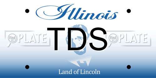 TDS Illinois License Plate