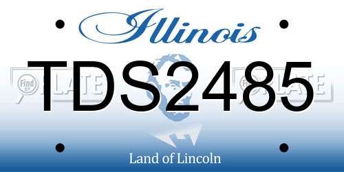TDS2485 Illinois License Plate