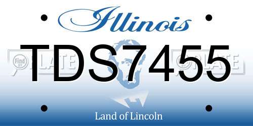 TDS7455 Illinois License Plate