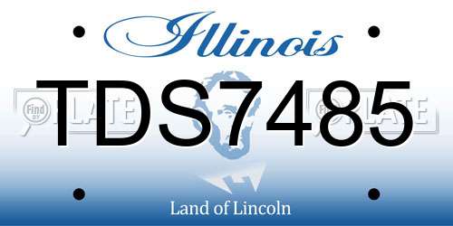 TDS7485 Illinois License Plate
