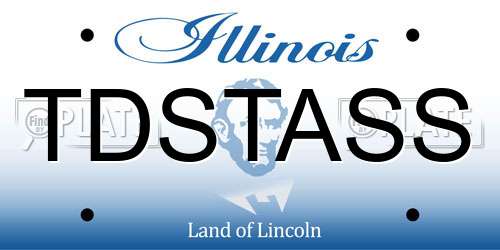 TDSTASS Illinois License Plate