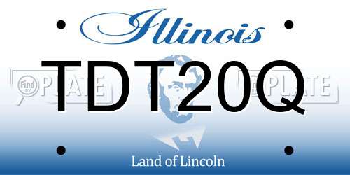 TDT20Q Illinois License Plate