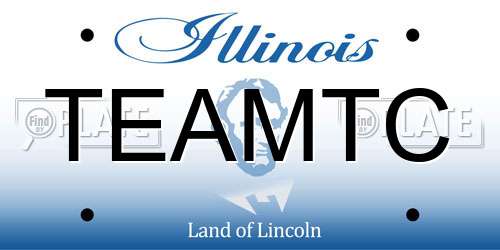 TEAMTC Illinois License Plate