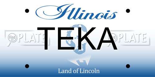 TEKA Illinois License Plate