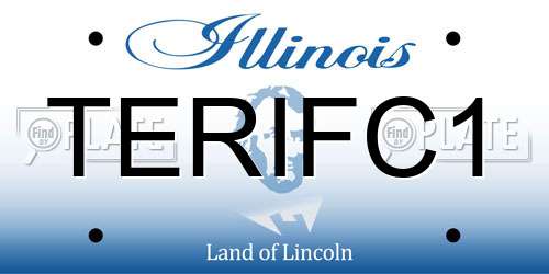 TERIFC1 Illinois License Plate