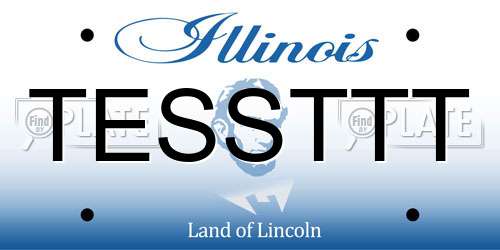 TESSTTT Illinois License Plate