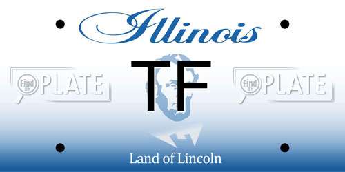 TF Illinois License Plate