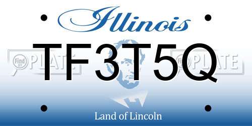 TF3T5Q Illinois License Plate