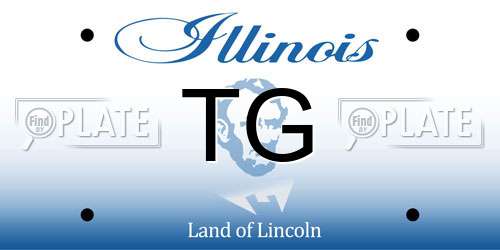 TG Illinois License Plate