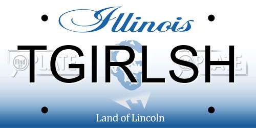 TGIRLSH Illinois License Plate