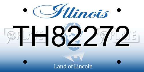 TH82272 Illinois License Plate