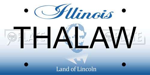 THALAW Illinois License Plate