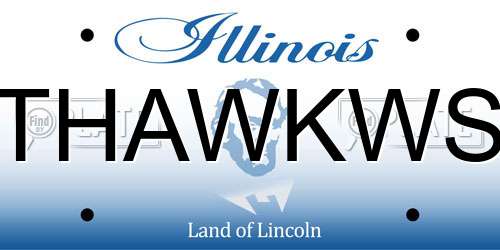 THAWKWS Illinois License Plate