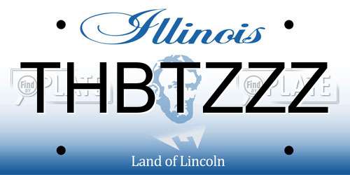 THBTZZZ Illinois License Plate