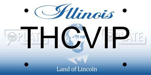 THCVIP Illinois License Plate