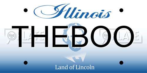 THEBOO Illinois License Plate