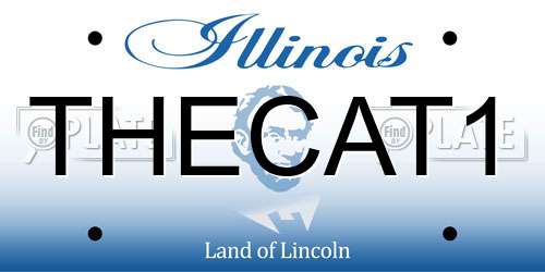 THECAT1 Illinois License Plate
