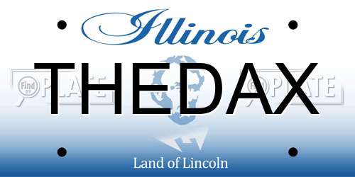 THEDAX Illinois License Plate