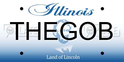 THEGOB Illinois License Plate