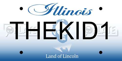 THEKID1 Illinois License Plate