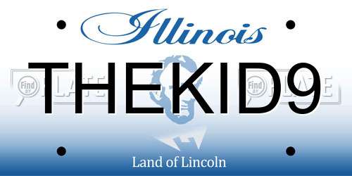 THEKID9 Illinois License Plate