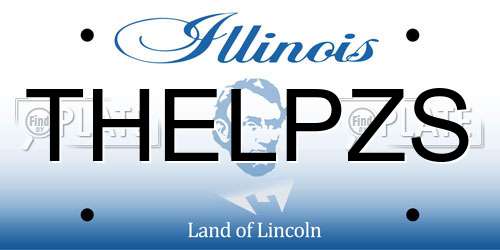 THELPZS Illinois License Plate