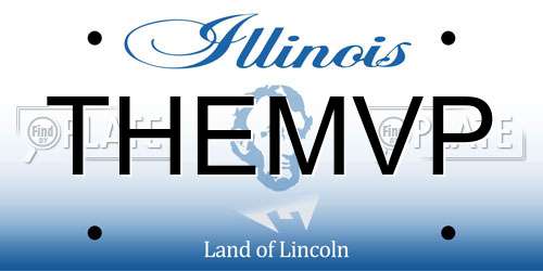 THEMVP Illinois License Plate