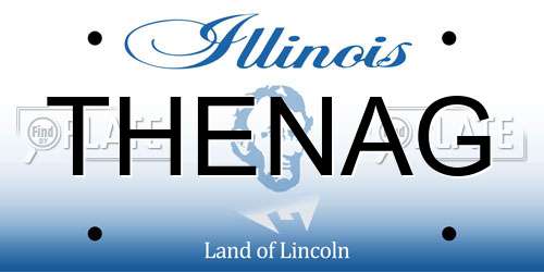 THENAG Illinois License Plate