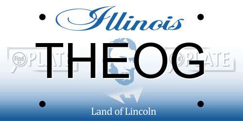 THEOG Illinois License Plate