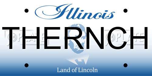 THERNCH Illinois License Plate