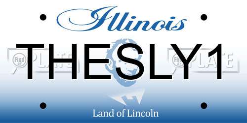 THESLY1 Illinois License Plate