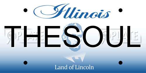 THESOUL Illinois License Plate