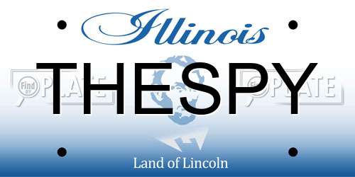THESPY Illinois License Plate