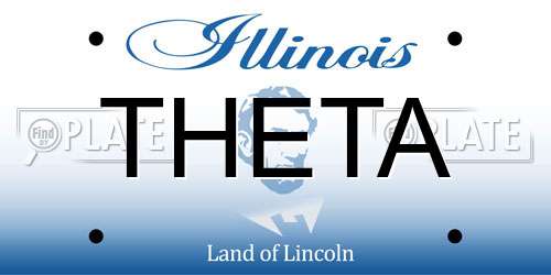 THETA Illinois License Plate