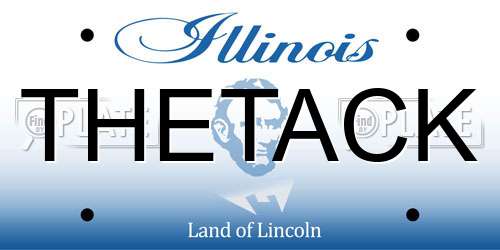 THETACK Illinois License Plate