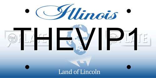 THEVIP1 Illinois License Plate