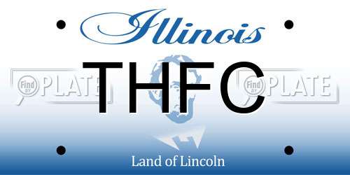 THFC Illinois License Plate