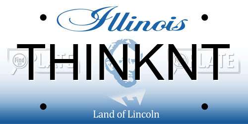 THINKNT Illinois License Plate