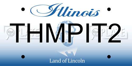 THMPIT2 Illinois License Plate