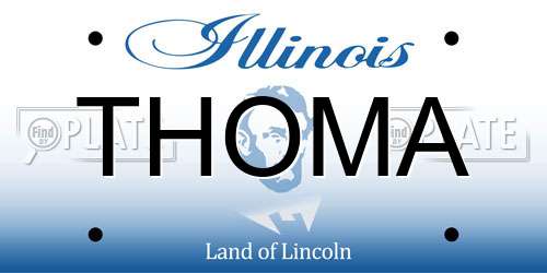 THOMA Illinois License Plate