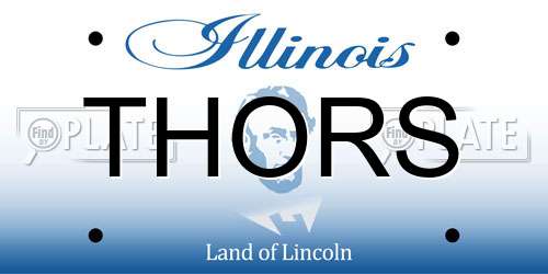 THORS Illinois License Plate