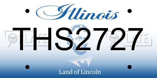 THS2727 Illinois License Plate