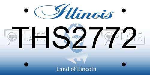 THS2772 Illinois License Plate