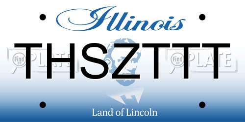 THSZTTT Illinois License Plate