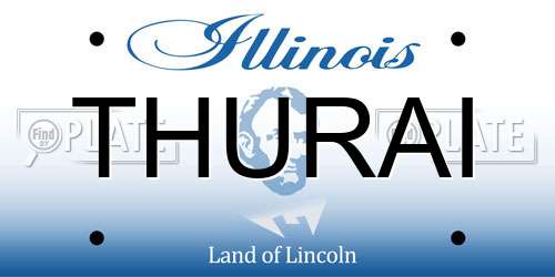 THURAI Illinois License Plate