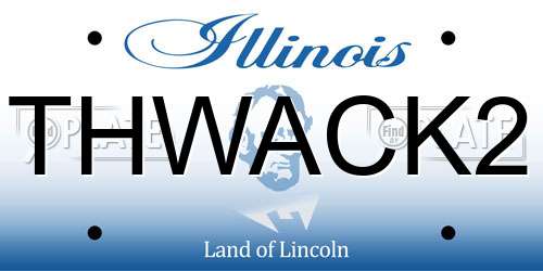 THWACK2 Illinois License Plate