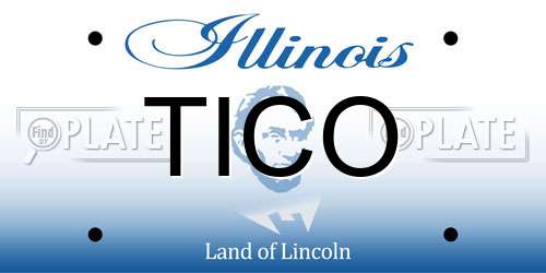 TICO Illinois License Plate