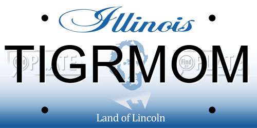 TIGRMOM Illinois License Plate