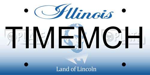 TIMEMCH Illinois License Plate