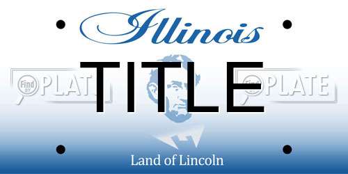 TITLE Illinois License Plate